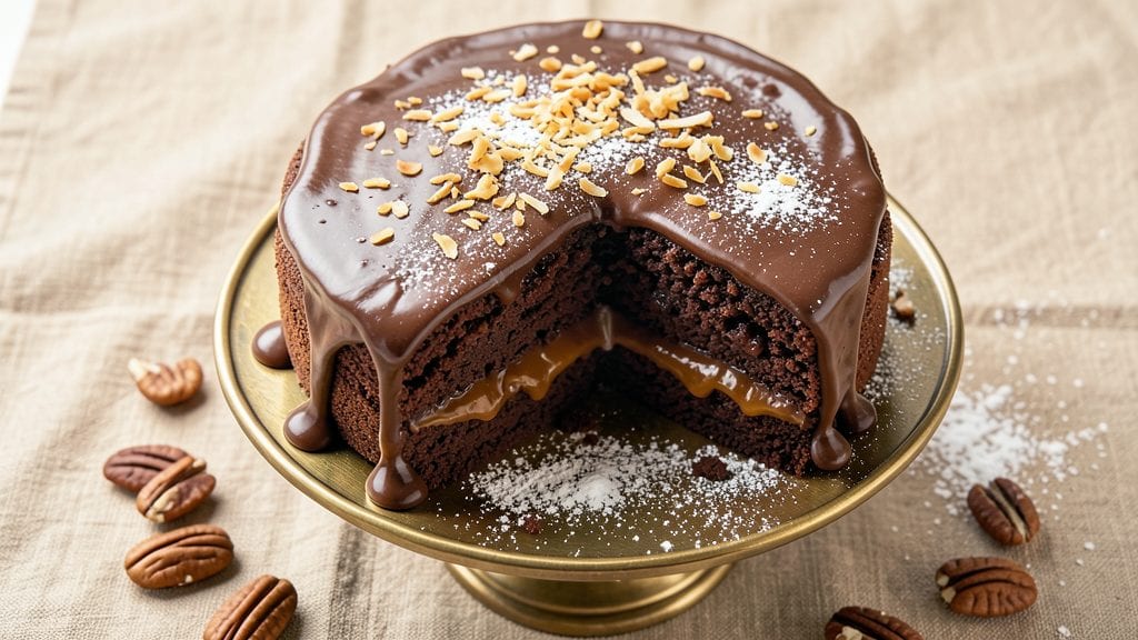 Grandma's German Chocolate Cake Recipe: Pecan-Packed Layers and Secret Buttermilk Secret