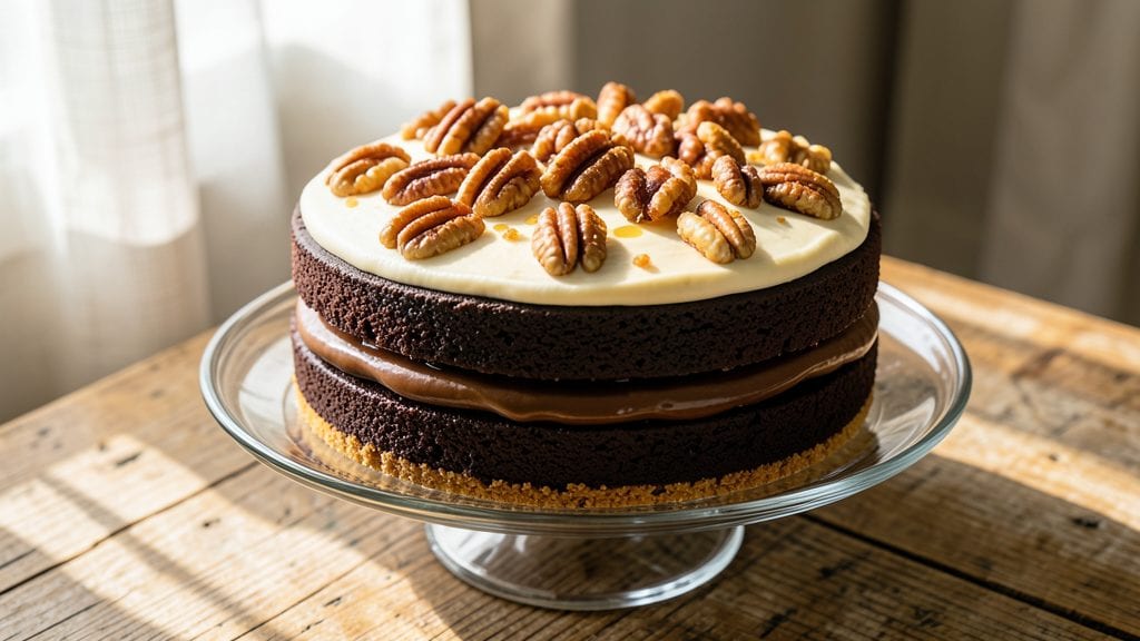 Sally's Baking Addiction German Chocolate Cake Recipe: Pecan-Studded Layers and Toasted Coconut Crunch